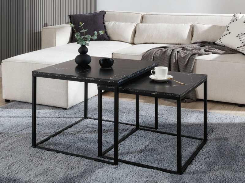 Mesa de Centro Duncan 120cm - Preto