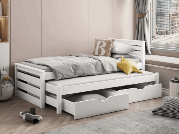 Cama c/cama extraível WALM - Branco