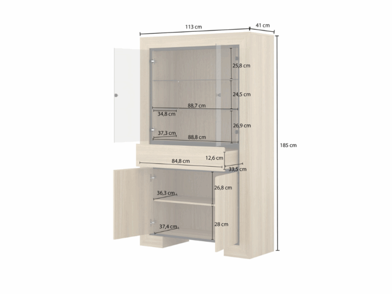 Vitrine RUBA - 113x185cm - Image 6