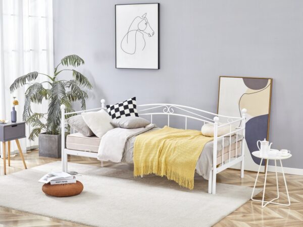 Cama ARIZA - Branco, 180x200cm